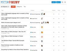 Tablet Screenshot of metaruby.com